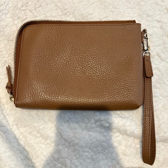 Tory Burch brown clutch - Picture 3 of 3